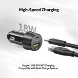 18W Car Charger PD + 3FT A to C USB For Motorola Moto G 5G 2024