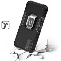 Tempered Glass / OPTIMUM Ring Cover Phone Case For Motorola Moto G Pure XT2163DL