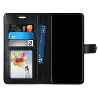 Tempered Glass / Wallet ID Pouch Cover Phone Case For Cricket Outlast U680AC