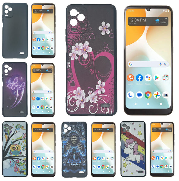 Tempered Glass / Slim Flexible TPU Cover Phone Case For BLU View 5 PRO B170D