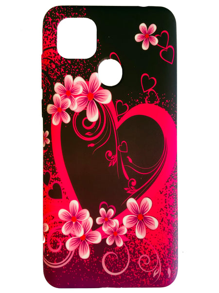 For ZTE Zmax 10 Z6250CC / Consumer Cellular Zmax-10 TPU Flexible Skin Gel Case Phone Cover - Pink Heart