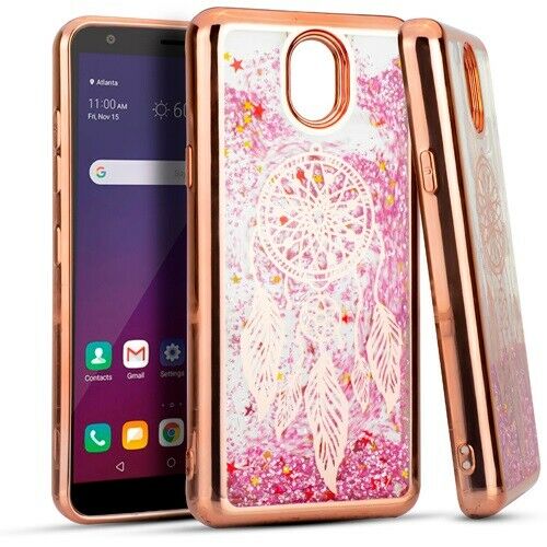 For LG Arena 2 LMX320APM / Escape Plus / Journey L322DL / K30 2019 /X2 2019 Liquid Glitter Motion Case Phone Cover - Dream Catcher