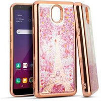 For LG Arena 2 LMX320APM / Escape Plus / Journey L322DL / K30 2019 /X2 2019 Liquid Glitter Motion Case Phone Cover - Paris