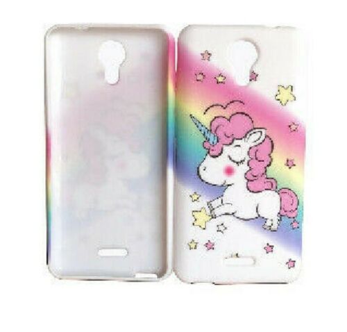 For CRICKET ICON (2019) TPU Flexible Skin Gel Case Phone Cover - Unicorn